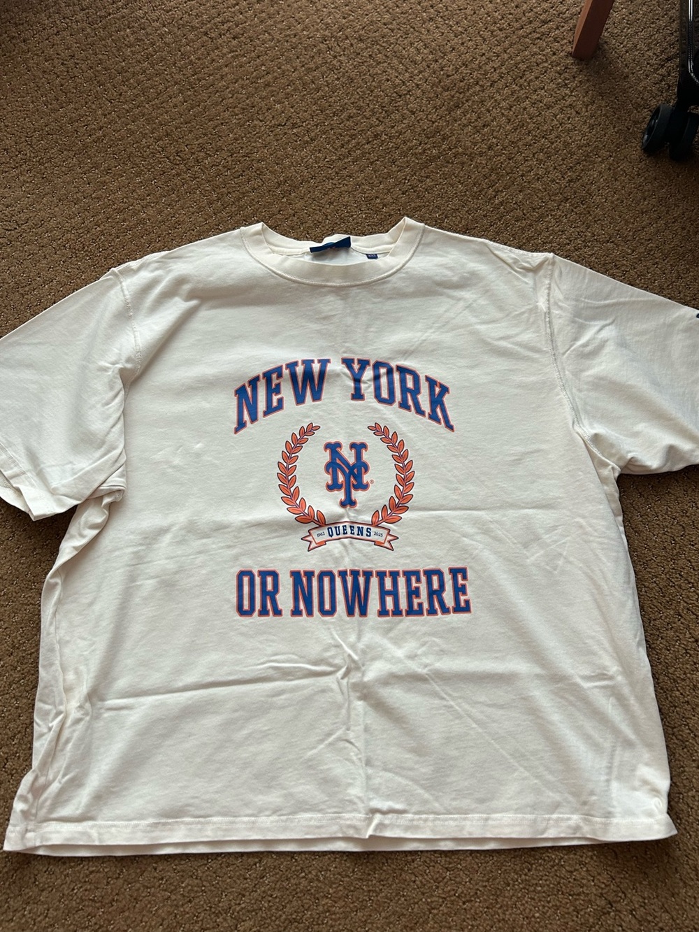 NWOT New York or Nowhere x New York Mets tee XXL